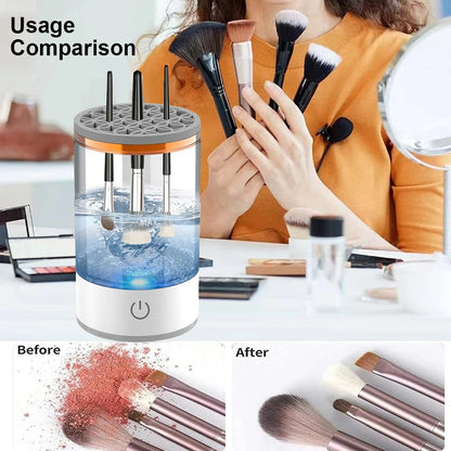 GlamSpin - Electric Makeup Brush Cleaner