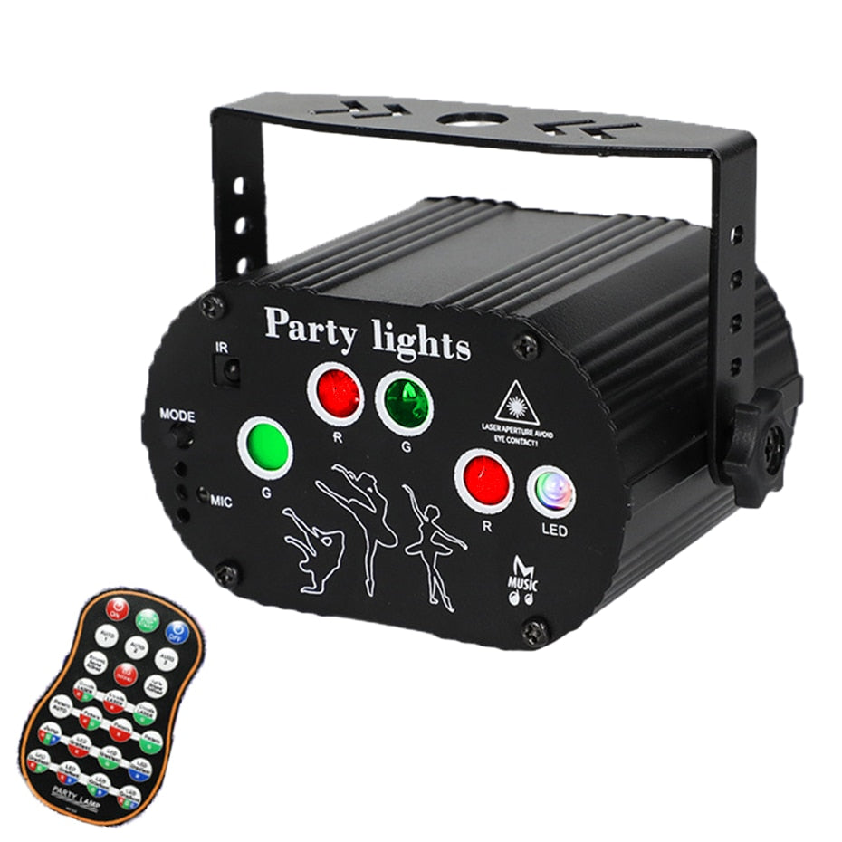 Mini DJ Disco Laser Light Projector USB Rechargeable.