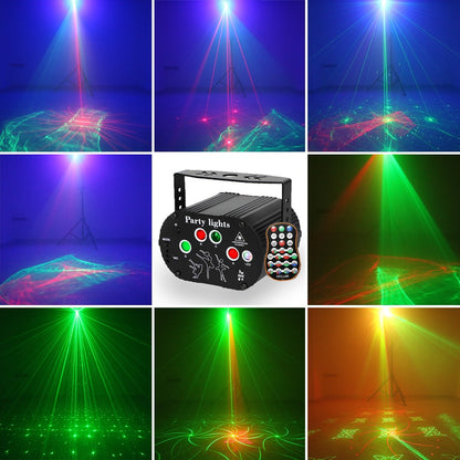 Mini DJ Disco Laser Light Projector USB Rechargeable.