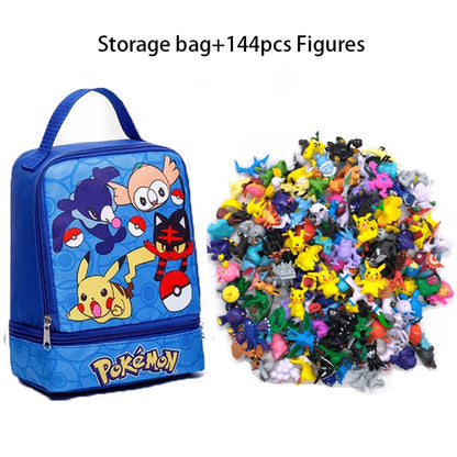 144Pcs/Set Pokemon with Storage Bag